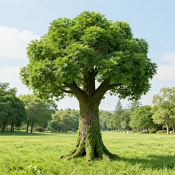 a tree shaped like a man