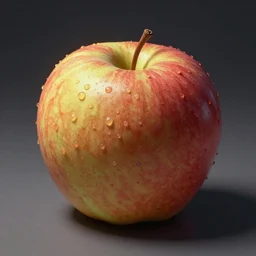 still life of an apple, by Calarts and Apofiss, volumetric lighting
