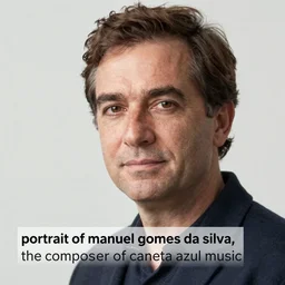 'portrait of manuel gomes da silva, the composer of caneta azul music'