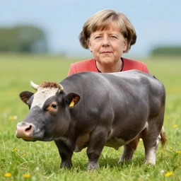 angela merkel hippo cow hybrid