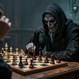a man who plays chess with grim reaper for his life - n 9