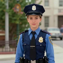 film still, Judy Hopps as a real human! young policewoman, from Police Academy 2 (1985)