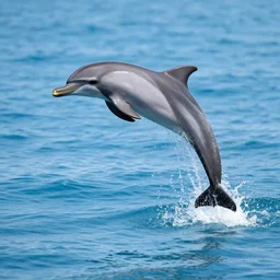 dolphin jumping out of water