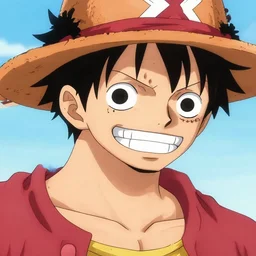 anime, one piece, lufy, digital art