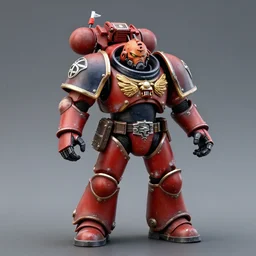 realistic Space Marine from Warhammer 40k