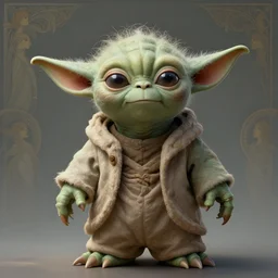organic cyborg yoda, diffuse lighting, fantasy, intricate, elegant, highly detailed, lifelike, photorealistic, digital painting, artstation, illustration, concept art, smooth, sharp focus, art by john collier and albert aublet and krenz cushart and artem demura and alphonse mucha