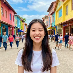 amazing beautiful a photo of you in a beautiful or interesting place. vibrant in color, very funny, personal, positive, have a call to action, visually pleasing and have a human element and a sense of community