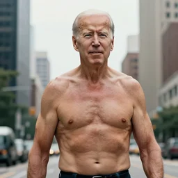 film still of joe biden with a muscular body starring in philadelphia