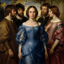 a beautiful painting of natalie portman by john everett millais and dante gabriel rossetti and john collier and john william waterhouse, pre - raphaelite, detailed, trending on artstation, hd, masterpiece