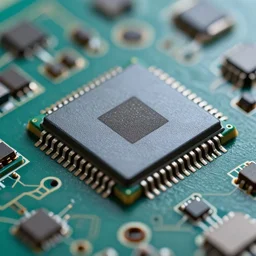 sem micrograph of a microchip