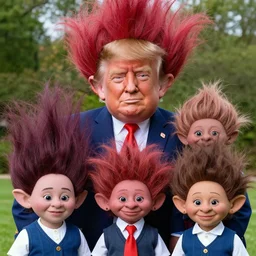 trump family troll face