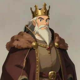portrait of medieval old king, artstation cartoon elegant highly detailed digital painting, concept art, smooth, sharp focus, illustration, art studio ghibli, makoto shinkai, don bluth, fujita goro, jean giraud, atey ghailan, akihiko yoshida, tom whalen, fadeev
