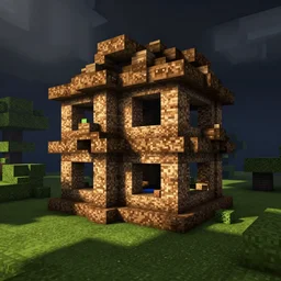 a simple minecraft house