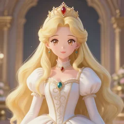 beautiful portrait of anime girl princess, artstation