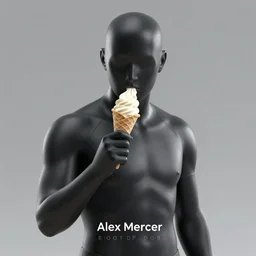 alex mercer prototype ( 2 0 0 9 ) eats ice cream, wearing black hoodie, ps 3 / x 3 6 0 gameplay screenshot