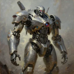 cinematic - shot'' mech robot with highly detailed body made by ivan aivazovsky, peter mohrbacher, greg rutkowski volumetric light effect broad light oil painting painting fantasy art style sci - fi art style realism premium prints available artwork unreal engine