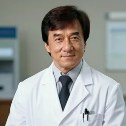 Jackie Chan as doctor