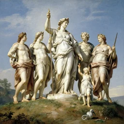 the muses on parnassus hill