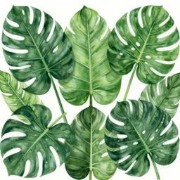a beautiful painting of various large tropical plant leaves, ornat concept art illustration, koala, zebra, lion, macaws, paint on canvas