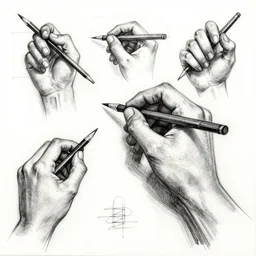 practice hand sketches