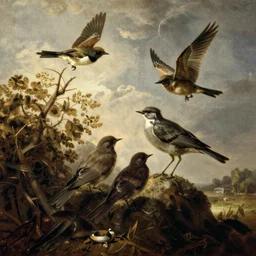 birds by jan weenix
