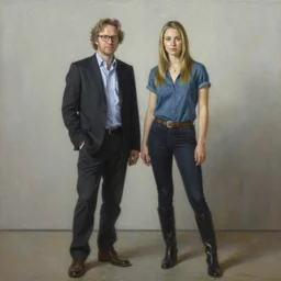 Richard Schmid and Jeremy Lipking full length portrait painting of Terra Branford from Final Fantasy