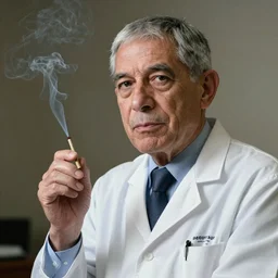 a high quality photo of Dr. Fauci smoking crack
