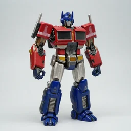 a transformers g 1 1 9 8 9 doom guy figure. mint condition. studio lighting. 3 5 mm f / 2. 8 macro lens. polaroid - h 6 4 0