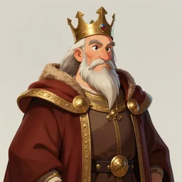 portrait of medieval old king, artstation, cartoon, elegant highly detailed digital painting, concept art, smooth, sharp focus, makoto shinkai, don bluth and michel ocelot, fujita goro, moebius, tom whalen, atey ghailan, fadeev