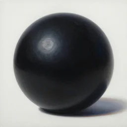 realistic painting of the black sphere frorm gantz extremely detailed, made by wlop and maxwell boas