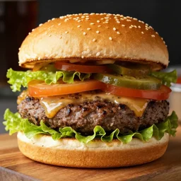photo of a tasty burger