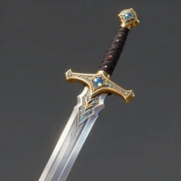 kingfisher inspired sword, deep focus, d & d, fantasy, intricate, elegant, highly detailed, digital painting, artstation, concept art, matte, sharp focus, illustration, hearthstone,