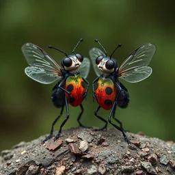 the beatles as bugs with wings