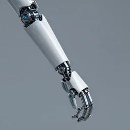 attached cybernetic prosthetic arm, photorealistic, 8 k