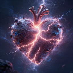 deep my heart the magical thunderous dreams explore infinity, hyper realism volumetric lighting