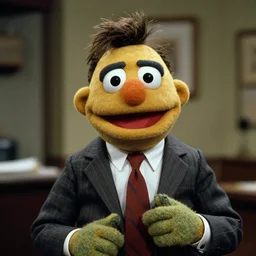Dwight Schrute as a muppet 35mm film
