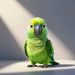 parrot in the new york pixar movie poster