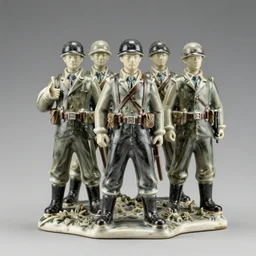 porcelain soldiers d - day world war 2