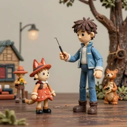 stopmotion aardman animation scene howls moving castle, 8k, hd, high resolution