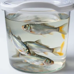 Fish in a bucket, trypophobia