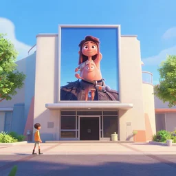 art by filip hodas, pixar, and artgerm. level design, clean, neat, advertising, entertainments, outdoor.