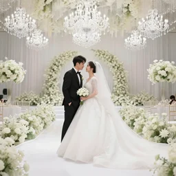 a lavish wedding during the pandemic