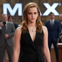 emma watson in wolf of wall street. imax movie still.