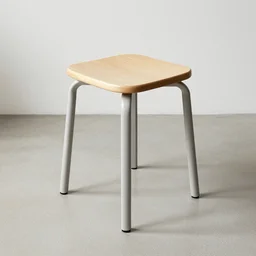 a minimalistic stool by Arne jacobsen
