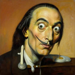a beautiful majestic painting of melting emotions by Salvador Dali high detail, award winning