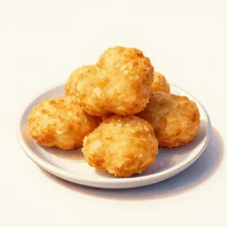 A painting of a chicken nugget