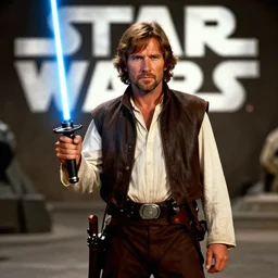a still of mark hamill as han solo in star wars, 8 k