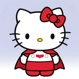 Hello Kitty as a super-hero from Marvel, by Stanley Artgerm Lau, WLOP, Rossdraws, James Jean, Andrei Riabovitchev, Marc Simonetti, Yoshitaka Amano, ArtStation, CGSociety, hr,
