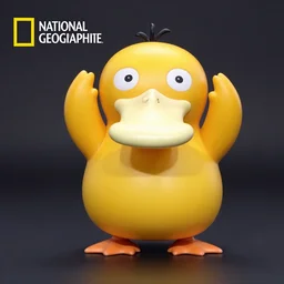 national geographic professional photo of psyduck, award winning