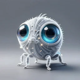 a tiny critter with enormous eyes made of bioluminescence, fantasy, elegant, crisp 8 k line work, emissive lighting, digital painting, artstation, unreal engine, octane render, concept art, matte, sharp focus, illustration, art by bob eggleton